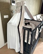 Afbeelding in Gallery-weergave laden, Hemel Massimo - hemeltje - taupe - zand - ecru - voile - ruffles