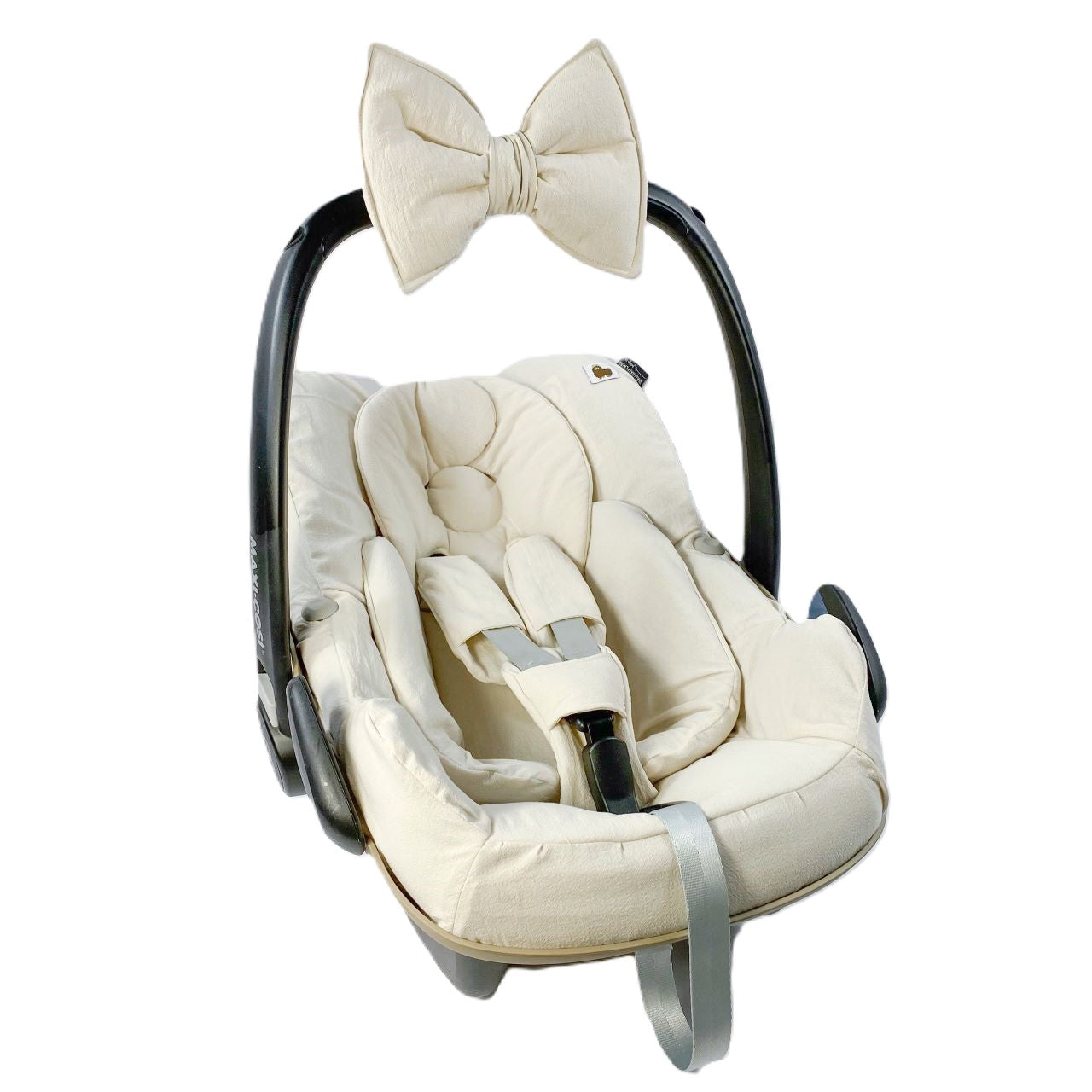 maxi cosi pebble hoes Maxi Cosi hoes Pebble Pro Velvet naturel - creme