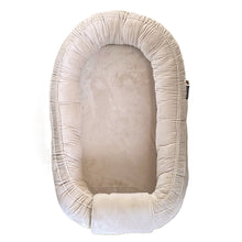 Afbeelding in Gallery-weergave laden, Babynestje Hotel Chique beige zand velours