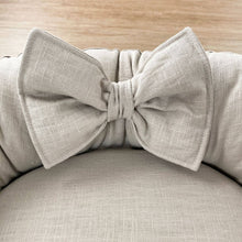 Afbeelding in Gallery-weergave laden, Boxbekleding set Noé Mae voor elke box in zand linnen offwhite ruffles