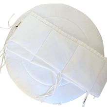 Afbeelding in Gallery-weergave laden, Boxbekleding Bamboo off white gebroken wit boxkleed omranding