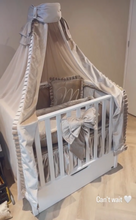 Afbeelding in Gallery-weergave laden, Hemel Massimo - hemeltje - taupe - zand - ecru - voile - ruffles