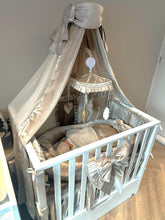 Afbeelding in Gallery-weergave laden, Hemel Massimo - hemeltje - taupe - zand - ecru - voile - ruffles