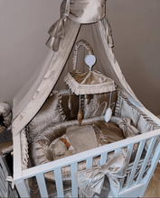 Afbeelding in Gallery-weergave laden, Hemel Massimo - hemeltje - taupe - zand - ecru - voile - ruffles