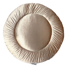 Afbeelding in Gallery-weergave laden, Boxkleed Luxury Velvet in de kleur goud in rond model