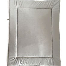 Afbeelding in Gallery-weergave laden, Boxkleed Luxury Velvet - lichtgrijs met vleugje zand - rechthoek