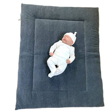 Afbeelding in Gallery-weergave laden, Boxkleed Nicky Velours - donkergrijs - rechthoek - 75/95 cm