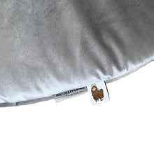 Afbeelding in Gallery-weergave laden, Boxkleed Velvet - middengrijs - rond - grijs - luxury velvet