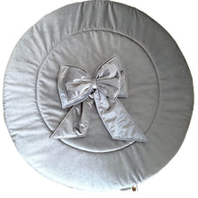 Afbeelding in Gallery-weergave laden, Boxkleed Velvet - middengrijs - rond - grijs - luxury velvet