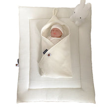 Afbeelding in Gallery-weergave laden, Boxbekleding - boxkleed - boxrol Amsterdam in gebroken wit wafel katoen