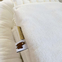 Afbeelding in Gallery-weergave laden, Boxbekleding Bamboo off white gebroken wit boxkleed omranding