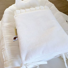 Afbeelding in Gallery-weergave laden, Boxbekleding Bamboo off white gebroken wit boxkleed omranding