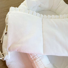 Afbeelding in Gallery-weergave laden, Boxbekleding Bamboo off white gebroken wit boxkleed omranding