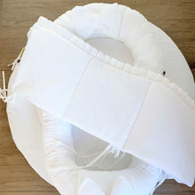 Afbeelding in Gallery-weergave laden, Boxbekleding Bamboo off white gebroken wit boxkleed omranding