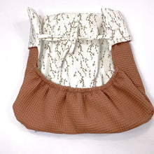 Afbeelding in Gallery-weergave laden, Dekje Willow - kleiroze - wilgenkatjes - print - wafel