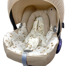 Afbeelding in Gallery-weergave laden, Maxi Cosi hoes Cabrio Flowers zand wafel naturel bloemen