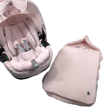 Afbeelding in Gallery-weergave laden, Maxi Cosi hoes Pebble 360 Pro Bobbie - lichtroze - roze - wafel - bamboe