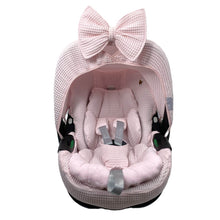 Afbeelding in Gallery-weergave laden, Maxi Cosi hoes Pebble 360 Pro Bobbie - lichtroze - roze - wafel - bamboe