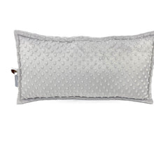 Afbeelding in Gallery-weergave laden, Kussen Minky - 25x50 cm - grijs - zacht - rechthoek