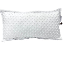 Afbeelding in Gallery-weergave laden, Kussen Minky - 25x50 cm - wit - zacht - rechthoek