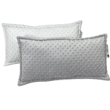 Afbeelding in Gallery-weergave laden, Kussen Minky - 25x50 cm - wit - zacht - rechthoek