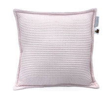 Afbeelding in Gallery-weergave laden, Kussen Wafel - katoen - lichtroze - roze - vele kleuren & maten beschikbaar