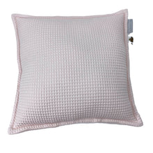 Afbeelding in Gallery-weergave laden, Kussen Wafel - katoen - lichtroze - roze - vele kleuren & maten beschikbaar