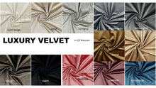 Afbeelding in Gallery-weergave laden, Boxkleed Velvet - middengrijs - rond - grijs - luxury velvet