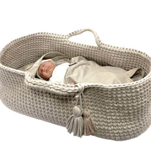 Afbeelding in Gallery-weergave laden, Omslagdoek Hotel Chique - beige - zand - met naam - dutch velvet - nicky velours