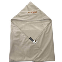 Afbeelding in Gallery-weergave laden, Omslagdoek Hotel Chique - beige - zand - met naam - dutch velvet - nicky velours