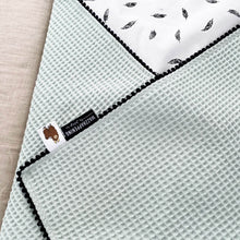 Afbeelding in Gallery-weergave laden, Omslagdoek Baby - Julian - wafel - veertjes - 30 kleuren
