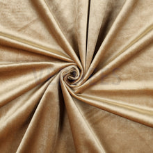 Afbeelding in Gallery-weergave laden, Boxkleed Luxury Velvet camel kleur in rond model