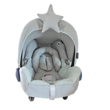 Afbeelding in Gallery-weergave laden, Maxi Cosi hoes Cabrio Bobbie oudgroen wafel badstof