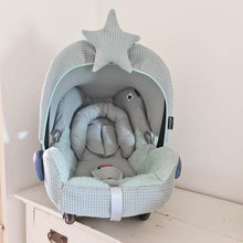 Afbeelding in Gallery-weergave laden, Maxi Cosi hoes Cabrio Bobbie oudgroen wafel badstof