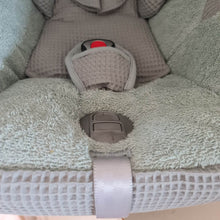 Afbeelding in Gallery-weergave laden, Maxi Cosi hoes Cabrio Bobbie oudgroen wafel badstof