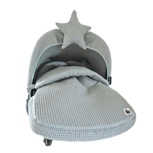 Afbeelding in Gallery-weergave laden, Maxi Cosi hoes Cabrio Bobbie oudgroen wafel badstof