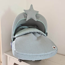 Afbeelding in Gallery-weergave laden, Voetenzak Merlijn - volledig wafel - bies - in 30 kleuren