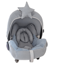 Afbeelding in Gallery-weergave laden, Maxi Cosi hoes Cabrio Bobbie oudblauw wafel badstof