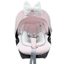 Afbeelding in Gallery-weergave laden, Maxi Cosi hoes Pebble 360 Lola lichtroze wit wafel