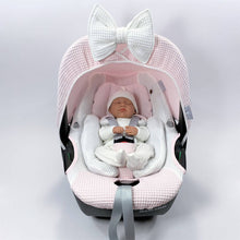 Afbeelding in Gallery-weergave laden, Maxi Cosi hoes Pebble 360 Lola lichtroze wit wafel