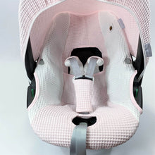 Afbeelding in Gallery-weergave laden, Maxi Cosi hoes Pebble 360 Lola lichtroze wit wafel