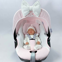 Afbeelding in Gallery-weergave laden, Maxi Cosi hoes Pebble 360 Lola lichtroze wit wafel