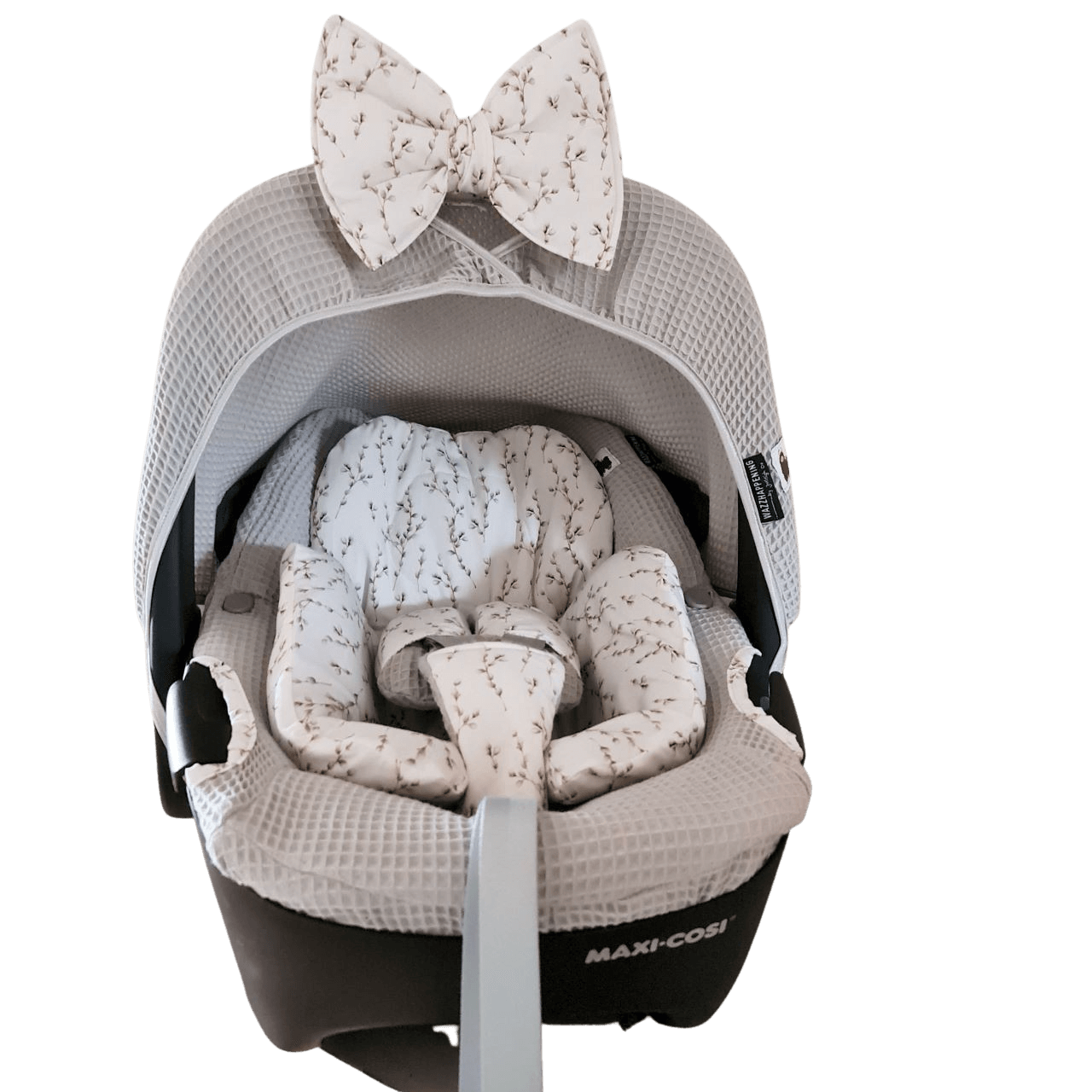 Maxi Cosi hoes Pebble 360 Willow lichtgrijs wafel wilgentakjes