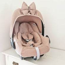 Afbeelding in Gallery-weergave laden, Maxi Cosi hoes Rock Bobbie latte lever taupe wafel badstof