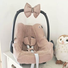 Afbeelding in Gallery-weergave laden, Maxi Cosi hoes Rock Bobbie latte lever taupe wafel badstof