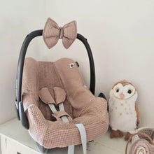Afbeelding in Gallery-weergave laden, Maxi Cosi hoes Rock Bobbie latte lever taupe wafel badstof
