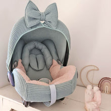 Afbeelding in Gallery-weergave laden, Maxi Cosi hoes Cabrio Kopenhagen sapphire oudgroen zand wafel badstof