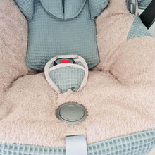 Afbeelding in Gallery-weergave laden, Maxi Cosi hoes Cabrio Kopenhagen sapphire oudgroen zand wafel badstof