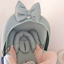 Afbeelding in Gallery-weergave laden, Maxi Cosi hoes Cabrio Kopenhagen sapphire oudgroen zand wafel badstof