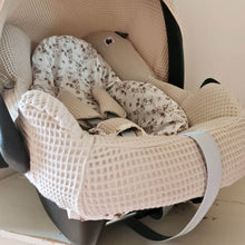 Afbeelding in Gallery-weergave laden, Maxi Cosi hoes Rock Kato zand oudroze katoen plant wafel